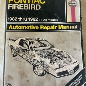 Pontiac Firebird 1982 to 1992 repair manual book 79019